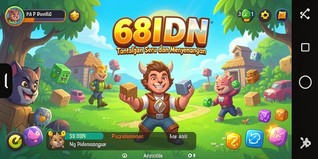Tampilan menarik dari gameplay Puzzle 68IDN.