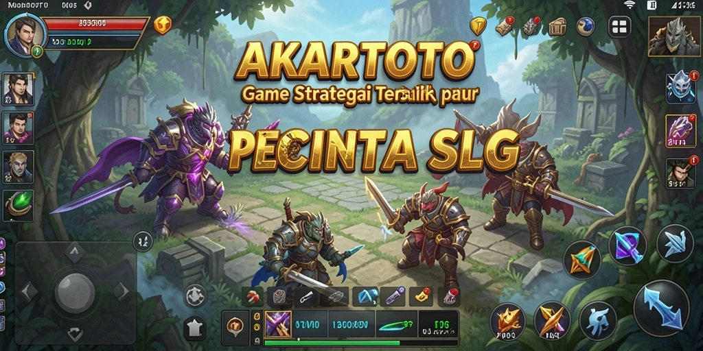 Tampilan menarik dari gameplay AKARTOTO yang penuh strategi.