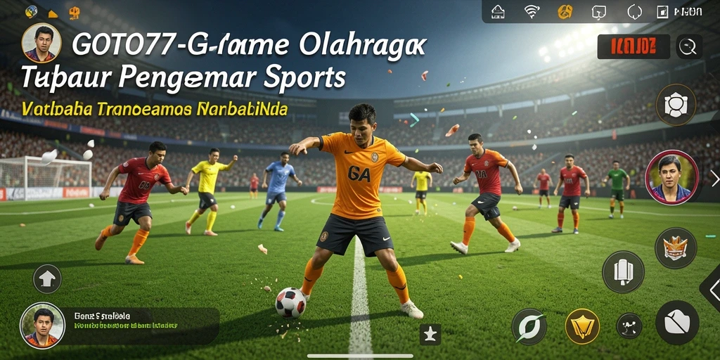 Menampilkan gameplay seru dari GOTO77 dengan berbagai olahraga.