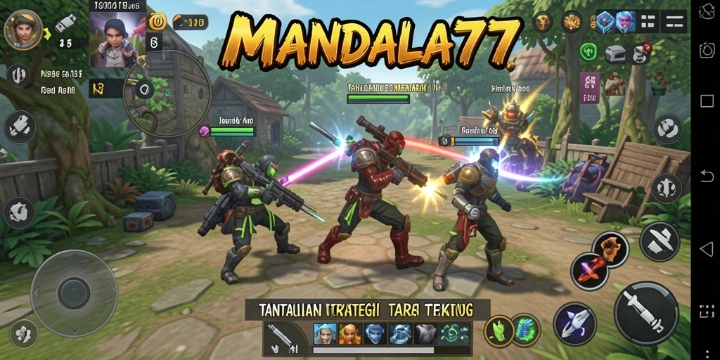 Tampilan menarik dari gameplay MANDALA77 dengan taktik mendalam.