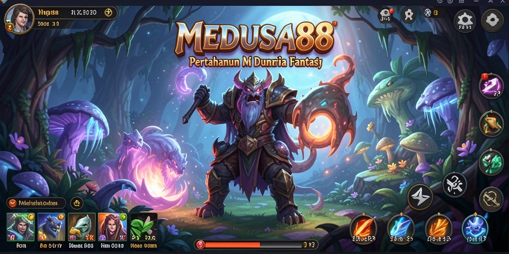 Tangkapan layar <strong>MEDUSA88</strong> yang menunjukkan aksi pertahanan menegangkan.