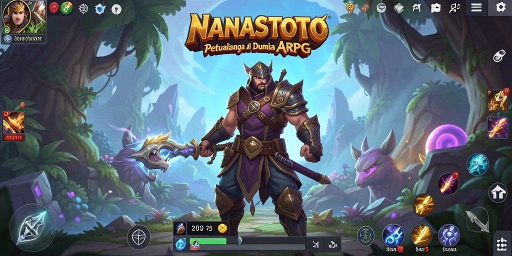 Tampilan gameplay seru dari NANASTOTO yang memukau.